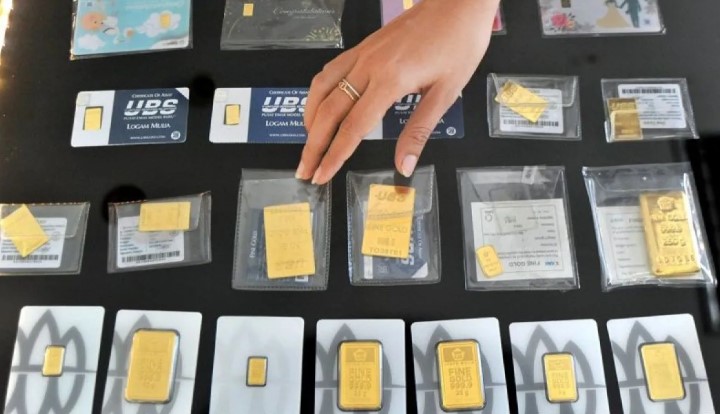 Harga Emas Antam Turun Rp15.000 per Gram, Kini Dibanderol Rp2,759 Juta
