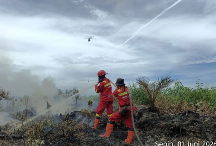 Riau Tambah Dua Helikopter Water Bombing BNPB untuk Percepat