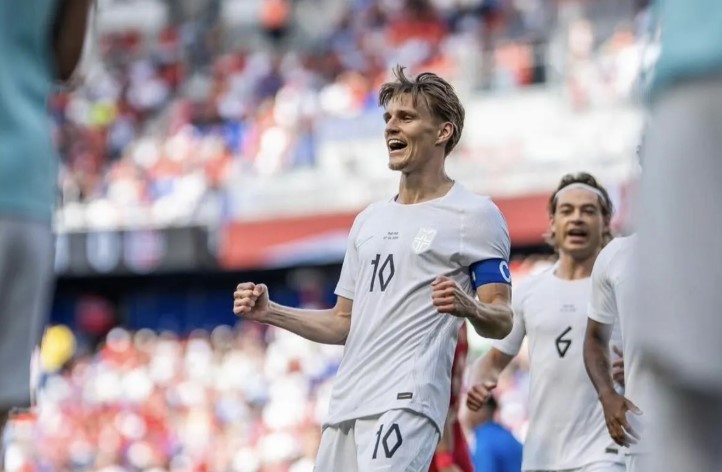 Martin Odegaard Selamatkan Norwegia dari Kekalahan Saat Ditahan Imbang Maroko 1-1