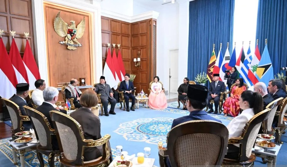 Presiden Prabowo Terima Delapan Duta Besar, Negara