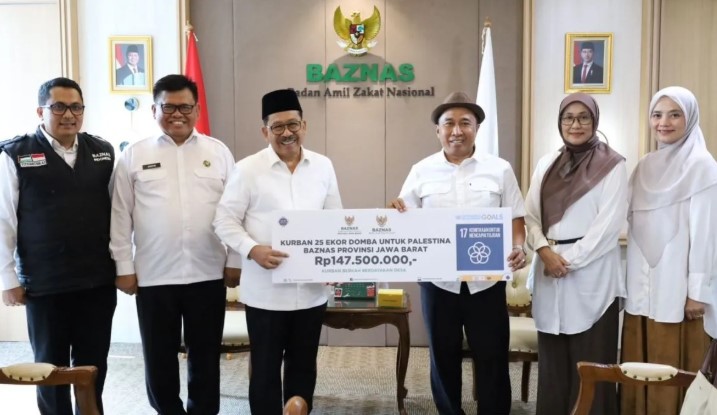 Warga Jawa Barat Salurkan Donasi Rp251 Juta untuk Kurban dan
