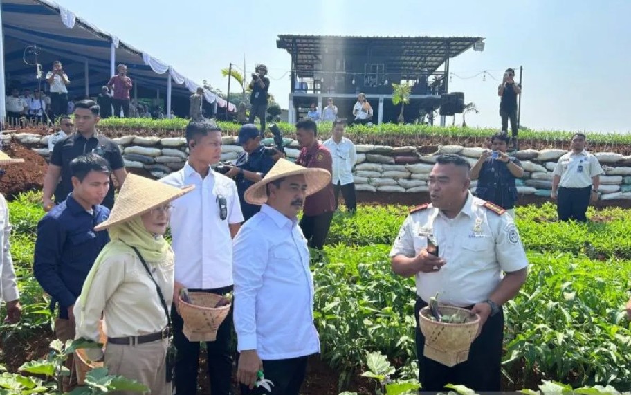 Menteri Agus Andrianto Meninjau Program Ketahanan Pangan dan