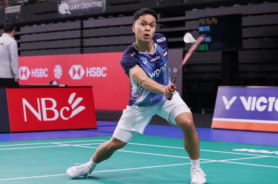 Anthony Sinisuka Ginting Tersingkir di Babak 32 Besar Austra