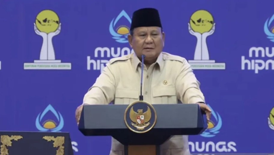 Presiden Prabowo Mengajak HIPMI Abaikan Pihak Nyinyir dan Pe