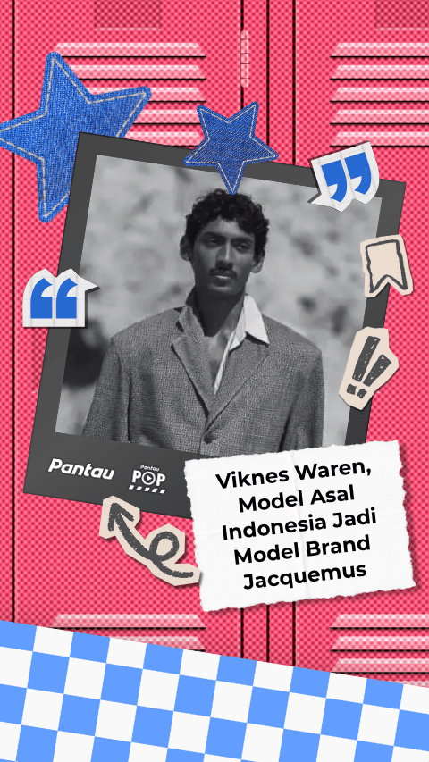VIKNES WAREN MODEL ASAL INDONESIA JADI MODEL BRAND JACQUEMUS