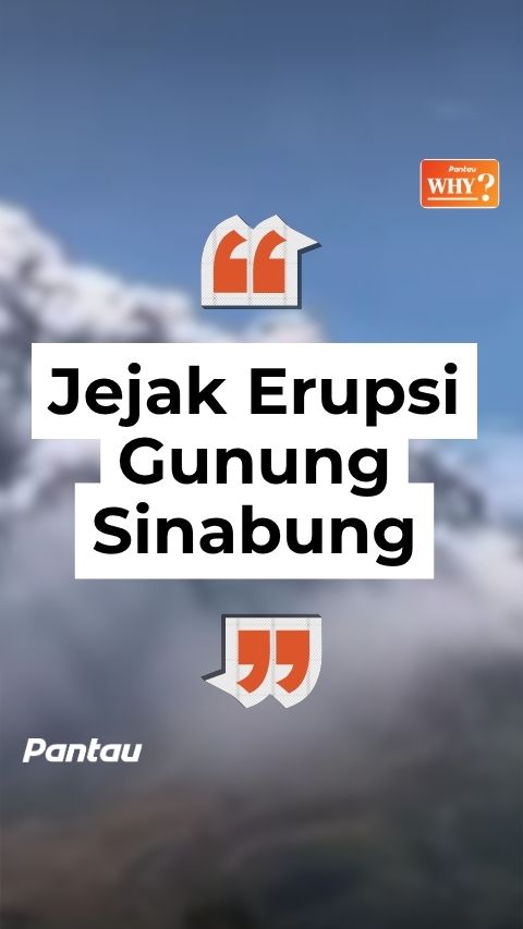 JEJAK ERUPSI GUNUNG SINABUNG