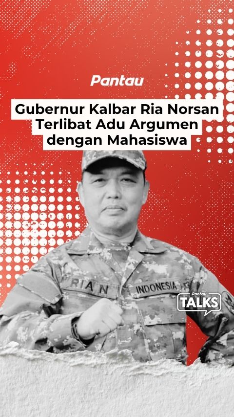 GUBERNUR KALBAR RIA NORSAN TERLIBAT ADU ARGUMEN