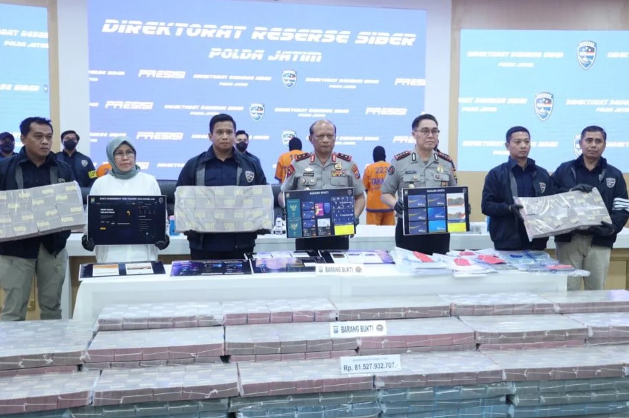 Polda Jatim Bongkar Dugaan Penipuan Investasi Saham dan Kripto, Kerugian Korban Tembus Rp12,9 Miliar