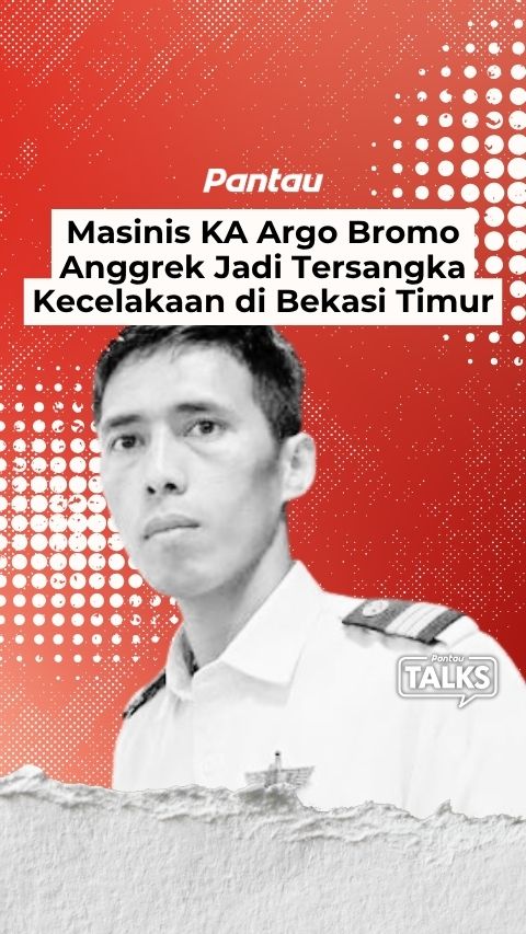 MASINIS KA ARGO BROMO ANGGREK JADI TERSANGKA