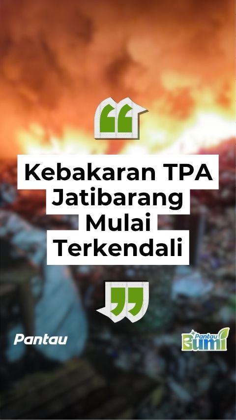 KEBAKARAN TPA JATIBARANG MULAI TERKENDALI