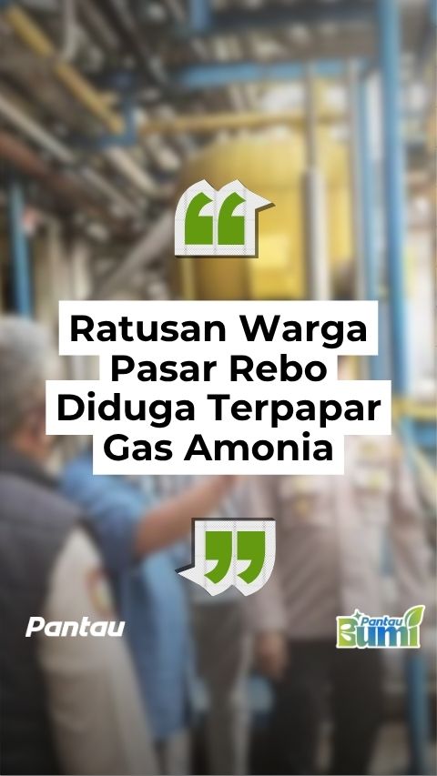 WARGA PASAR REBO DIDUGA TERPAPAR GAS AMONIA