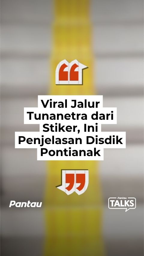 VIRAL JALUR TUNANETRA DARI STIKER