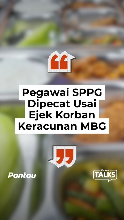 PEGAWAI SPPG DIPECAT USAI EJEK KORBAN KERACUNAN MBG