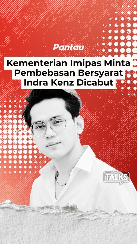 KEMENTRIAN IMIPAS MINTA PEMBEBASAN BERSYARAT INDRA KENZ DICABUT