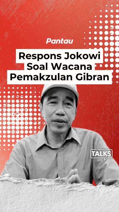 RESPONS JOKOWI SOAL WACANA PEMAKZULAN GIBRAN