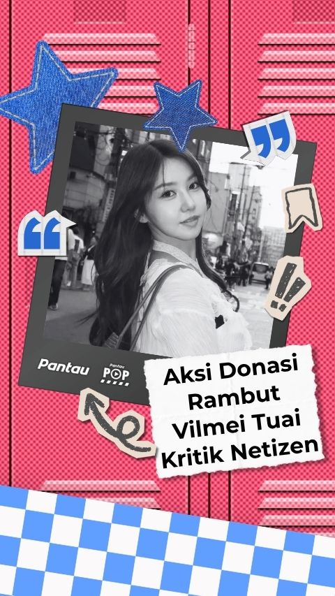 AKSI DONASI RAMBUT VILMEI TUAI KRITIK NETIZEN