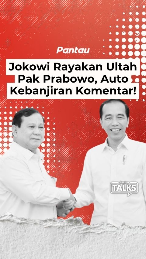 JOKOWI RAYAKAN ULTAH PAK PRABOWO